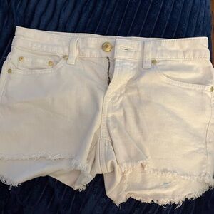 White jean shorts!!!